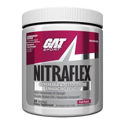 GAT Sport Nitraflex Fruit Punch Flavour powder -Pack of 30 Servings